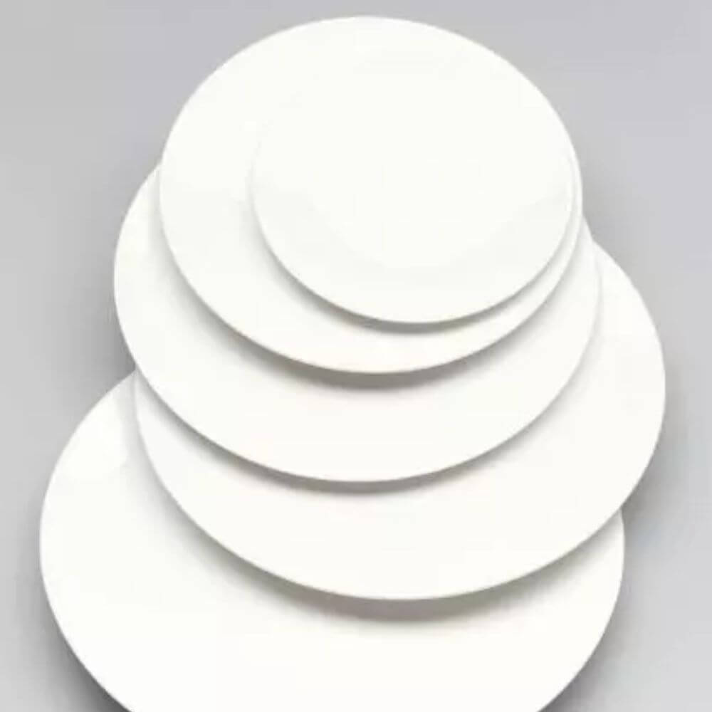 Platte Oval / Fischteller 32 cm Weiss