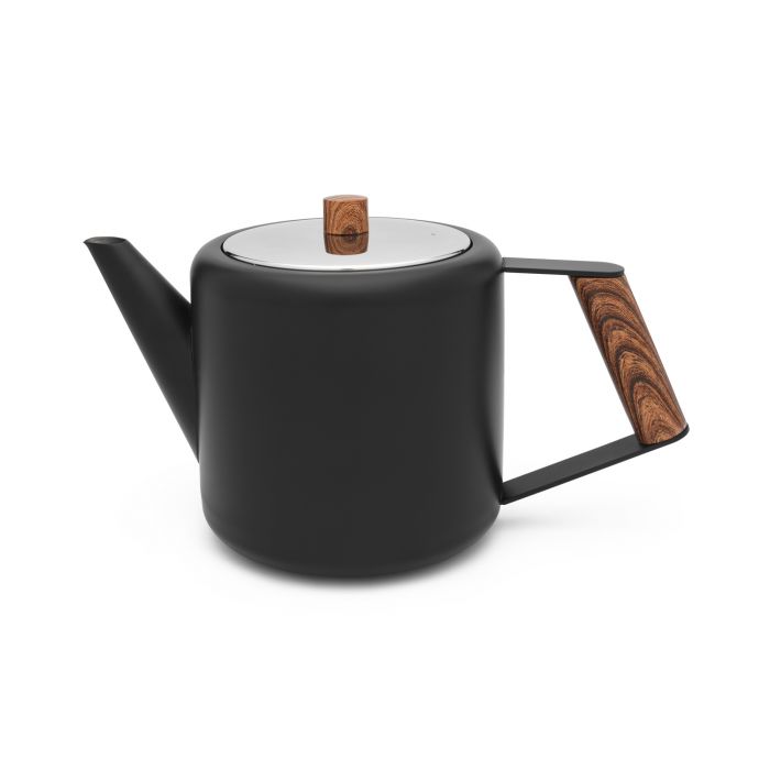 Teekanne Duet® Design Boston 1,1L, schwarz matt
