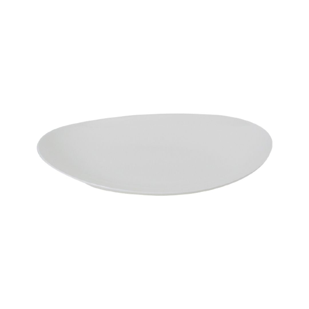 Teller / Platte Oval 28 cm weiß